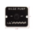 thumbnail image 2 of Rule 49 2 Way Panel Switch 12-24 - 32 Volt Boat Plumbing Item, 2 of 4