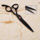 thumbnail image 5 of Tijeras de peluquería profesionales, de acero inoxidable japonés, con hojas ultra afiladas y mango ergonómico, color negro., 5 of 5