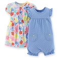 thumbnail image 2 of Carter's Baby Girls' 2 Piece Dress & Romper Set (Baby) - Blue - 3 Months, 2 of 2
