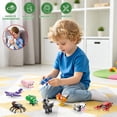 thumbnail image 6 of Yousxin 30-Pack Mini Animal Building Blocks, 927 Pcs Building Block Set, Plastic Animal Character Set, 30 Designs, Party Favors for Kids Ages 6+, 6 of 7