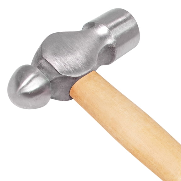 The Beadsmith Ball-Peen Hammer – Dual-Faced Metalworking Tool, 11 Inches, 8 oz Head with 22 mm Flat and Domed Faces