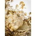 thumbnail image 2 of Sullivans Magnolia & Pomegranate Artificial Orb Decorative Filler 4.5"H Gold, 2 of 4