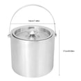 thumbnail image 1 of Enfriador de botellas de vino, cubo de vino de acero inoxidable de 3 l de espesor, cubo de champán, diseño elevado, 1 of 9