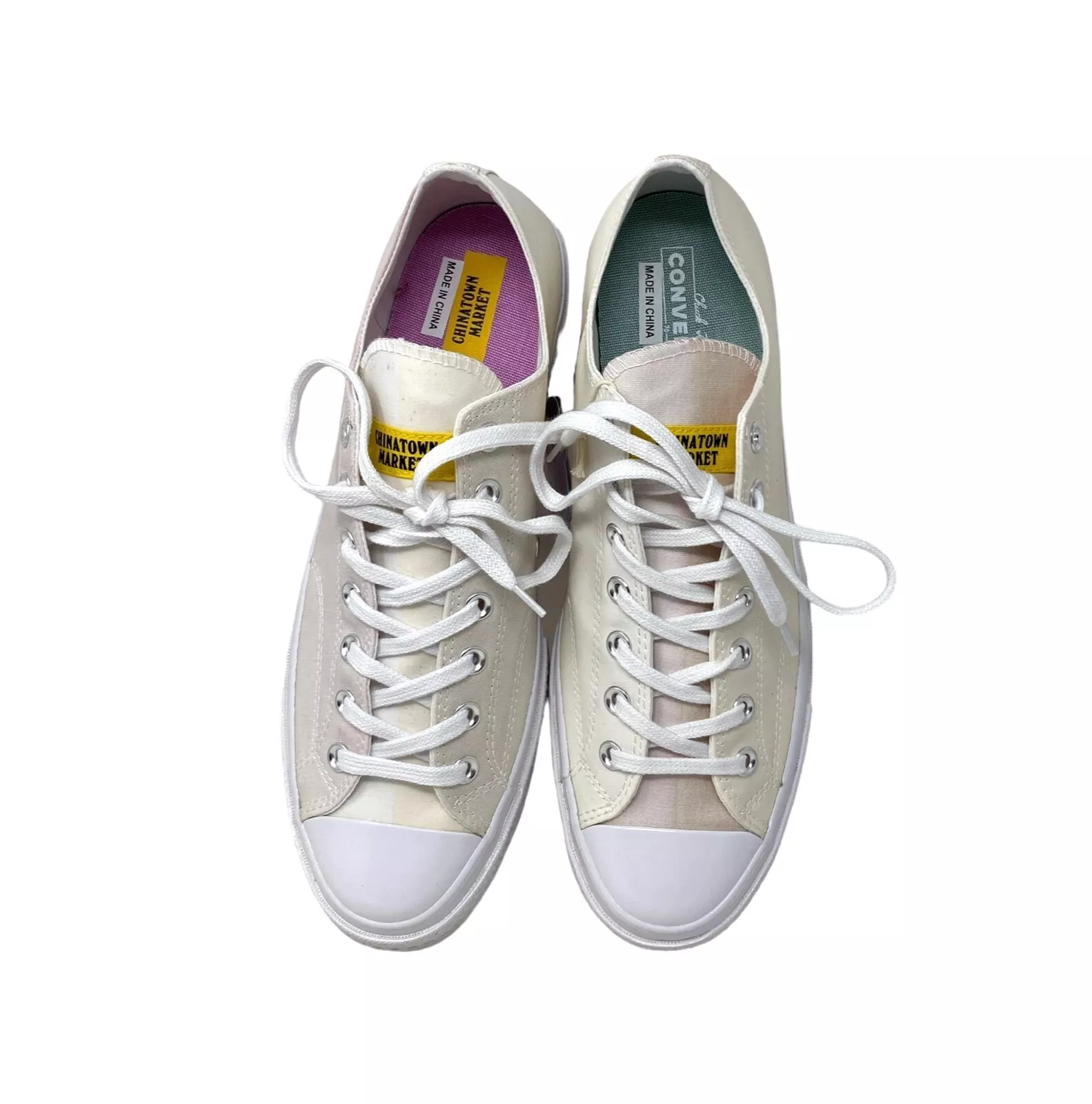 Converse Chuck 70 OX Low Top Shoes White Canvas Skate Sneakers