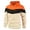 Orange, variant on Men's Hoodies Outdoor Sweatshirts Loose Drawstring Hoody Pullover Hoodie Workwear Fall Sweater Long Sleeve Tops Color Block Casual Hooded Sweatshirts for Sports Hiking Running