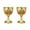 gold, variant on 2Pcs 30ml Wine Cup Vintage Medieval Goblet Drinking Glass Metal Wine Glass Travel Goblet Home Decoration Party Supplie
