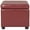 Red, variant on SAFAVIEH Jonathan Flip Top Ottoman Red