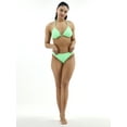 thumbnail image 3 of No Boundaries Women's Herringbone Crinkle Bikini Bottoms, Sizes XXS-XXL, 3 of 6