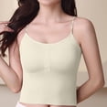 thumbnail image 2 of aidice Built in Bra Tank Top for Women Sleeveless Strap Crop Tops Summer Casual Undershirts Free Size, 2 of 5