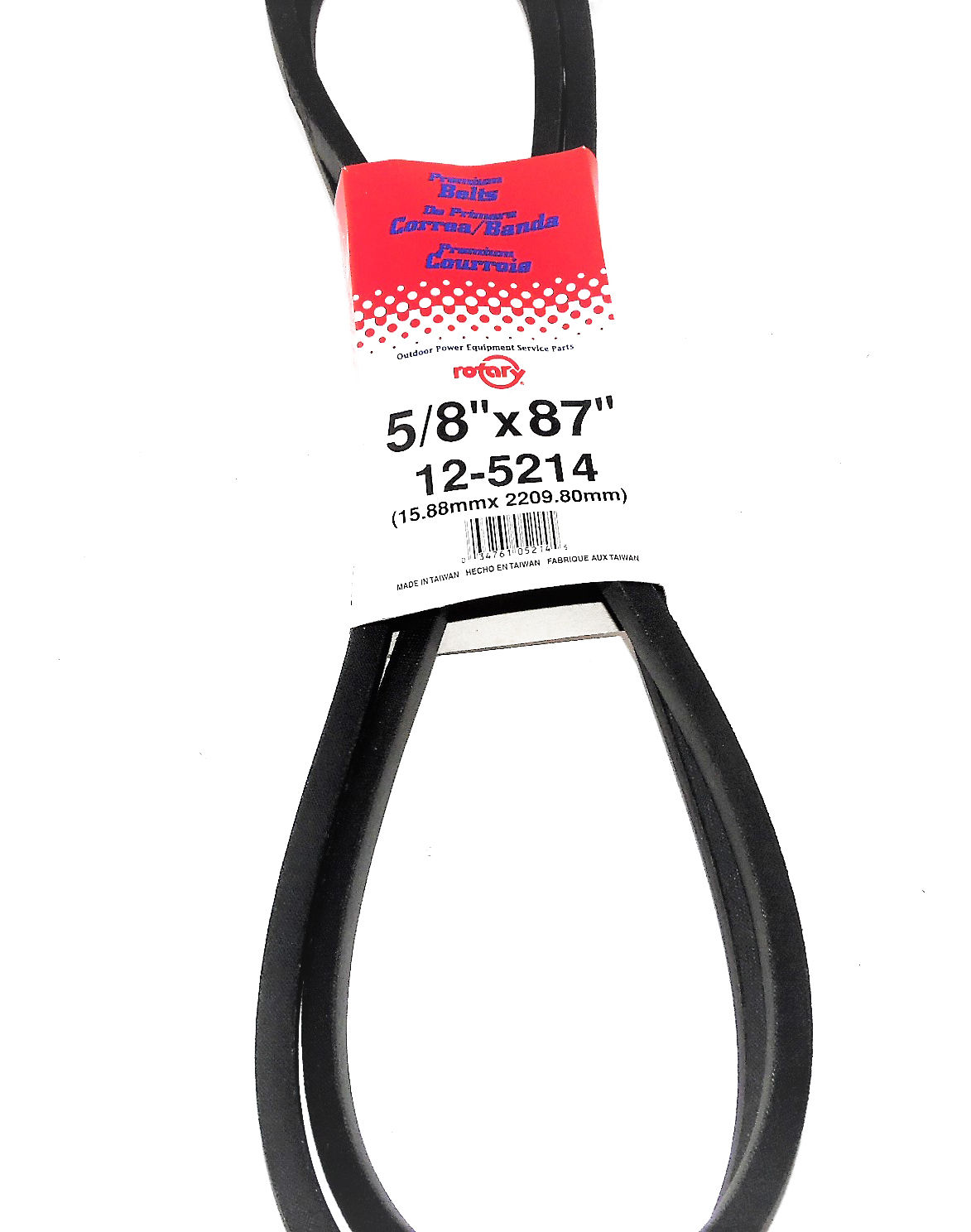 5214/5L870 Rotary Belt (5/8"X87") Compatible With SNAPPER 7076353