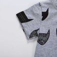 thumbnail image 3 of Gibobby Camisas Para Niños Elegantes Nueva camiseta de manga corta con cuello redondo para niños y niñas con estampado de dibujos animados de verano a la moda con dobladillo i(Azul, 2-3 Años), 3 of 5