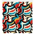 thumbnail image 3 of Ambesonne Psychedelic Shower Curtain, Retro Modern Urban, 69"Wx84"L, Multicolor, 3 of 5