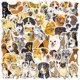 thumbnail image 1 of 50Pcs Cute Dog Stickers Pack, Waterproof Vinyl Puppy Stickers for Water Bottle, Laptop, Suitcase, Bicycle, Notebooks, Diary, Scrapbooking, Kawaii Anim, 1 of 4