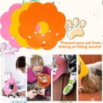 thumbnail image 2 of 3 Pieces Cat Recovery Collar, Adjustable Cat Cone Collar for Kitten Cats, Sun Flower Neck Cat Cone Recovery Collar for Pet Kitten Cat Puppy Rabbit to Prevent from Biting Scratching, 2 of 8