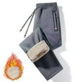 thumbnail image 5 of Men's Thermal Fleece Joggers Pants Sherpas Lined Sweatpants Winter Warm Thick Track Pants, 5 of 8