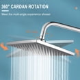 thumbnail image 6 of Pressurized Shower Head Set With Handheld Combo 144 Nozzles High Pressure Rainfall Large Panel Bathroom Sprayer, 6 of 9