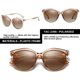 thumbnail image 3 of VeBrellen - Gafas de sol polarizadas para mujer, protección UV, marco transparente MFZFUKR WMZL-1010-3, 3 of 6
