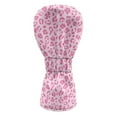 thumbnail image 2 of Yuyamidu Pink Leopard Print Golf Club Head Cover with Soft Lining Fashion Driver Headcover PU Leather Golf Club Cover for Women Golf Gift for Golfers, 2 of 7