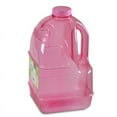 thumbnail image 2 of 1 Gallon BPA FREE Reusable Plastic Drinking Water Big Mouth "Dairy" Bottle Jug Container with Holder - Pink, 2 of 5