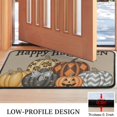 thumbnail image 3 of Happy Halloween Pumpkin Non Slip Washable Door Mat Pumpkin Skull Bat Spider Welcome Mat Friendly for Entry Floor Mat Set Living Room Bedroom Bathroom Crystal Velvet 30x17 Inches, 3 of 7