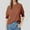 Coffee, variant on SNKSDGM Casual Easter Shirt Womens Shirts Dressy Casual Plus Size Plus Size Loose fit Round Neck Puff Sleeve Long Tee for Women Stylish and Comfortable Casual Top Womens Tops Plus Size Cotton