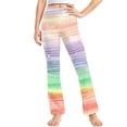 thumbnail image 2 of Odeerbi 2-13 Años Niñas Pantalones de Yoga de Pierna Ancha Tie-Dye Entrenamiento Baile Pantalones Deportivos Lindos Elasticidad Cintura Alta Pantalones de Pierna Recta, 2 of 9