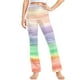 thumbnail image 2 of Odeerbi 2-13 Años Niñas Pantalones de Yoga de Pierna Ancha Tie-Dye Entrenamiento Baile Pantalones Deportivos Lindos Elasticidad Cintura Alta Pantalones de Pierna Recta, 2 of 9