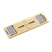 CHH 2428 Wooden Travel Cribbage & Card Set
