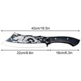 thumbnail image 3 of RYRDWP Clearance Handmade Steel Slaying Knife – Multi-Functional Kitchen Knife for Cutting, Boning & Chopping with Sheath & Ergonomic Handle, 3 of 6