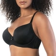 thumbnail image 3 of Parfait Casey Full Bust Padded Plunge T-Shirt Bra, Black, 36I, 3 of 5