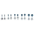 thumbnail image 2 of EHJRE 5 Pairs Assorted Ball 2mm-6mm Round Disc Ball Stainless Steel Earrings Ear Studs Blue, 2 of 6