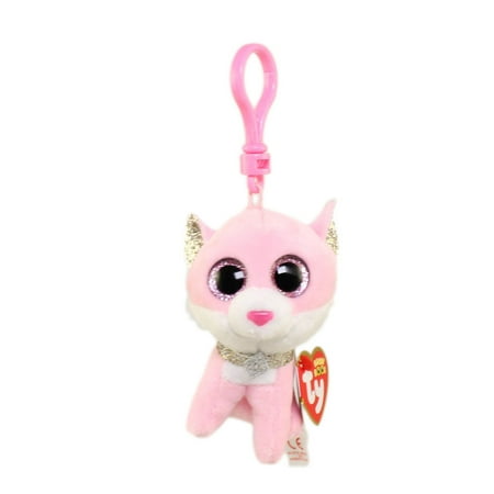 TY Beanie Boos - FIONA the Pink Cat (Glitter Eyes) (Plastic Key Clip - 3 inch) price history on PriceWatchPro