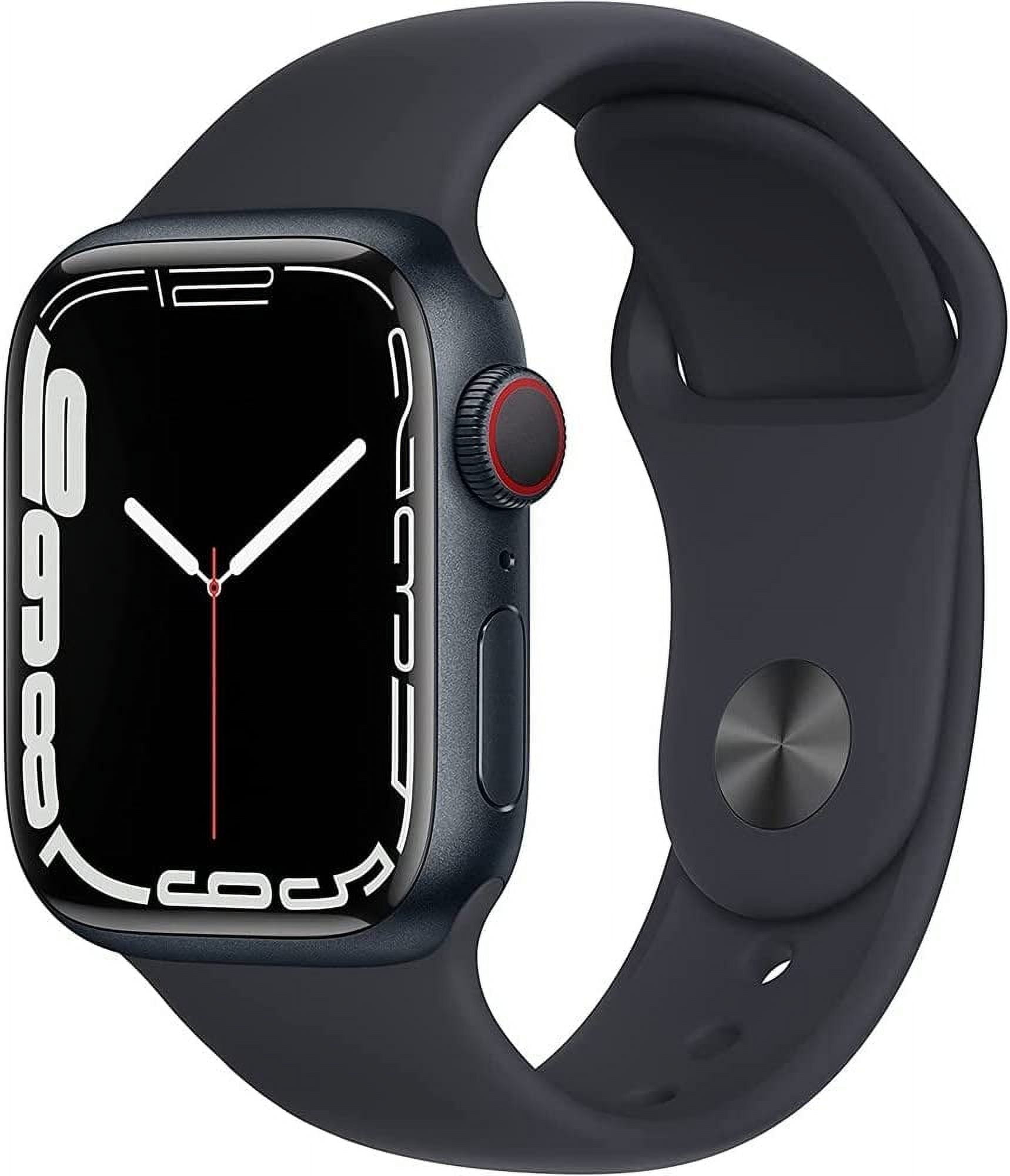 Refurbished Apple Watch Series 7 Aluminum 45 mm (GPS + Cellular) Midnight Black (Grade B)