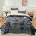 thumbnail image 1 of Electric Heated Blanket Throw 50x60 with 4 Heat Settings, 4-Hour Auto Shut-Off, Machine Washable, ETL Certified for Couch, Bed, Office Use, 1 of 8