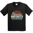 thumbnail image 3 of Inktastic Zebra Safari Animal Sunset Youth T-Shirt, 3 of 5