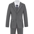 thumbnail image 5 of Boys Suit Slim Fit 5 Piece for Kids Toddler Suit Wedding Outfit for Teenage Boys Formal Tuxedo Set, 5 of 11