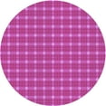 thumbnail image 1 of Ahgly Company Machine Washable Indoor Square Transitional Deep Pink Area Rugs, 3' Square, 1 of 7