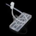 thumbnail image 4 of 50Pcs Transparent Waterproof Display Sign Cable Tie Marker Tool Identification Tags Fiber Organizers Cable Labels Tag Box 40X20MM, 4 of 8