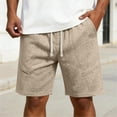 thumbnail image 2 of cfhntfmh Men's Baggy Shorts Casual Drawstring Knee Length Wide Leg Sweat Shorts Loose-Fit High Waisted Workout Shorts, 2 of 6