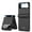 Black, variant on For Samsung Galaxy Z Flip 3 5G Case, Magnetic Folding Stand Shockproof Hybrid Protective Cover, Black