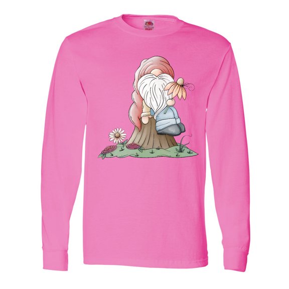 Inktastic Spring Gnome Long Sleeve T-Shirt