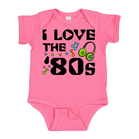 

Inktastic I Love the 80s-musical Notes Gift Baby Boy or Baby Girl Bodysuit
