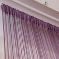 thumbnail image 3 of Cortinas Hilo Destellos Cuerda 100x200cm, Noble Violeta Cortinas Gotas Linterna Cuerda Elegancia para Estudio Ventana Pared Puerta Boda Fiesta, 3 of 5