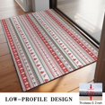 thumbnail image 3 of Red and White Christmas Striped Pattern Door Rugs,Washable Non Slip Door Mats Indoor,Decorative Door Mats,Entry Mat Indoor for Entrance,Bedroom,Kitchen,Bathroom,20"x32", 3 of 6