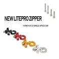 thumbnail image 3 of Eigraketly Exprimidor de cadena, ajuste mejorado, divisor de metal multicolor, interruptor de compresión Ciclismo Plata, 3 of 6