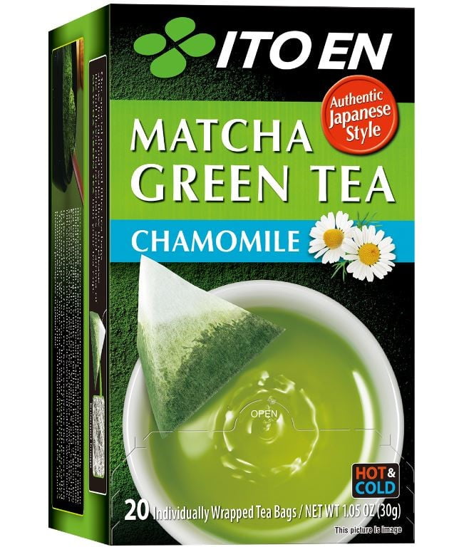 ITO EN Matcha Green Tea Tea Bags, Chamomile, 20 Ct