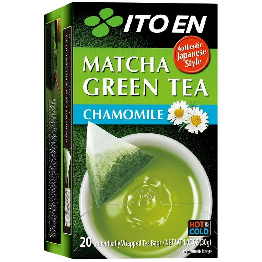 ITO EN Matcha Green Tea Tea Bags, Chamomile, 20 Ct