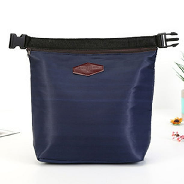Xihbxyly Mini Bolsa de Almuerzo, de Nailon Aislante E Impermeable, de Gran Capacidad para Picnic y Compras, Diseño Plegable y Portátil, Ideal para El Trabajo, La Escuela y El Exterior, 21 X 7,5 X 25