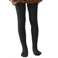 thumbnail image 1 of KAIYANG Calcetines altos, cálidos y abullonados de color liso para mujer, de invierno, por encima de la rodilla (negro), 1 of 4