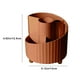 thumbnail image 3 of Organizador de escritorio con portalápices | Portapapeles de plástico multifuncional | Almacenamiento compacto para bolígrafos, marcadores, tijeras y pinceles de maquillaje | Material de arte para, 3 of 6